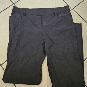 Jules & Leopold Black Striped Pants Size L